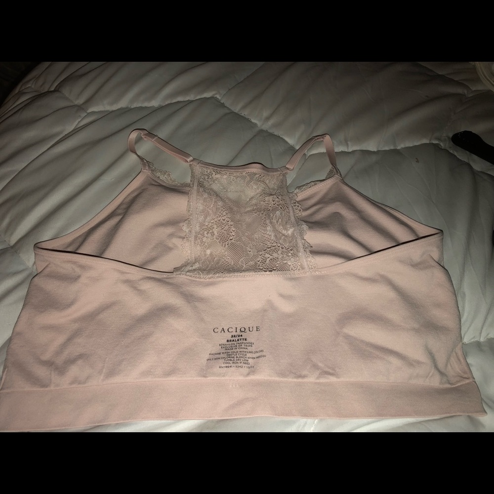Cacique Bralette 22/24 Blush color